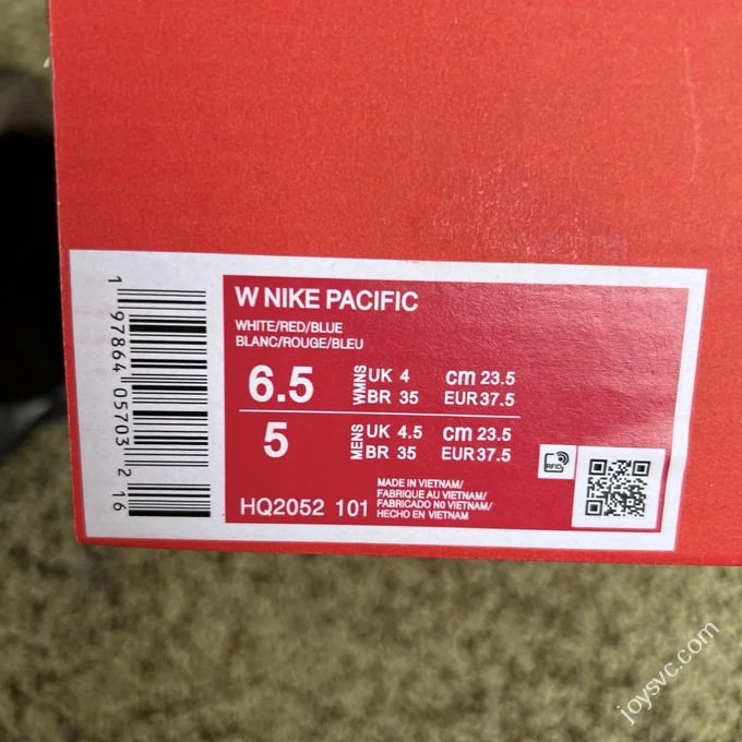 Nike Pacific Soft Comfortable White Grey Red HQ2052-101