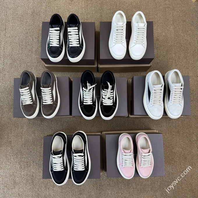 Rick Owens RO Low Top Sneakers 7 Colors