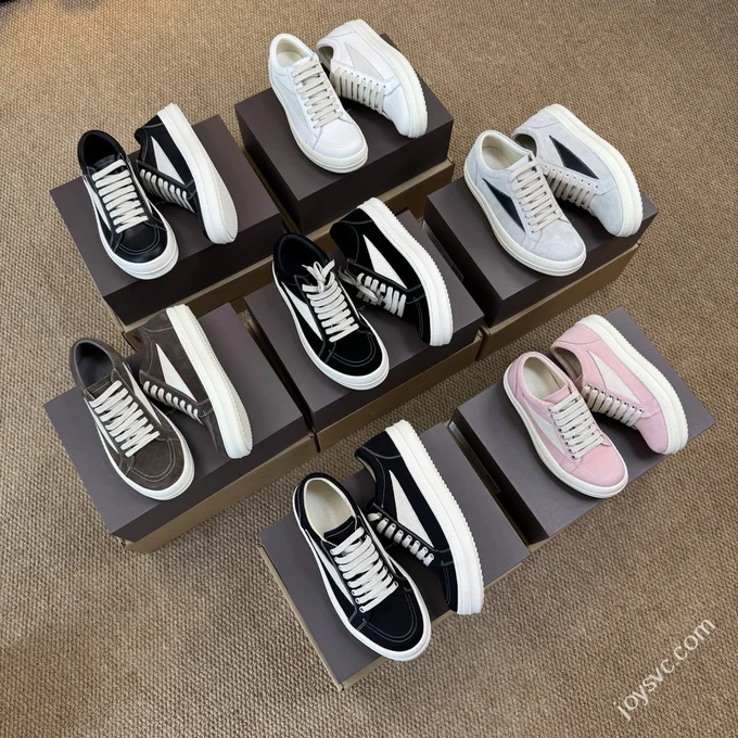 Rick Owens RO Low Top Sneakers 7 Colors