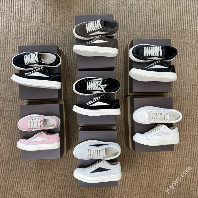 Rick Owens RO Low Top Sneakers 7 Colors