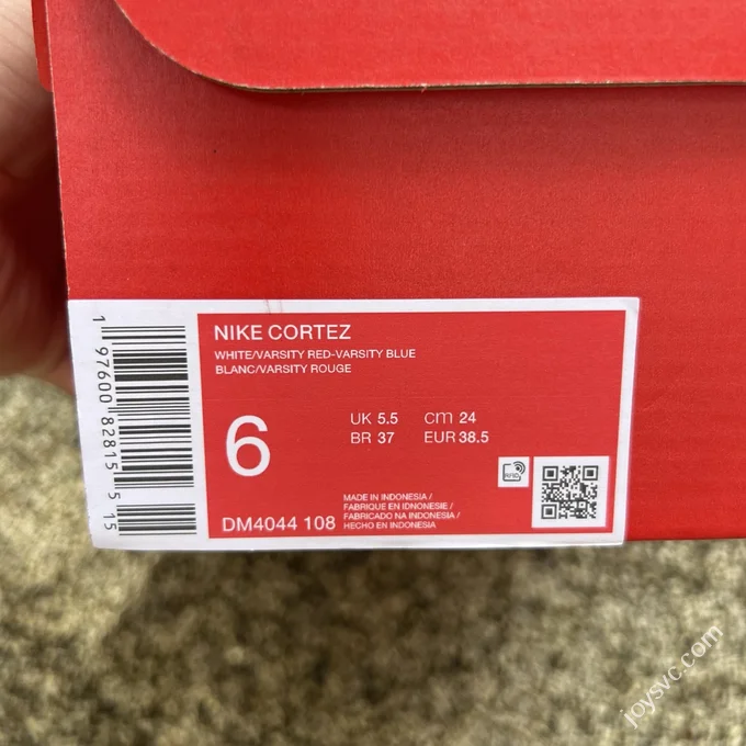 S2 Pure Original Nike Cortez White Red Blue DM4044-108