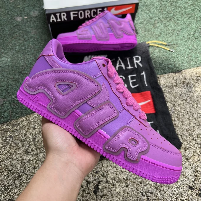 Pure Original CPFM x Nike Air Force 1 Low Top Purple Skate Shoes FQ7069-500