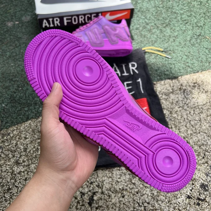 Pure Original CPFM x Nike Air Force 1 Low Top Purple Skate Shoes FQ7069-500