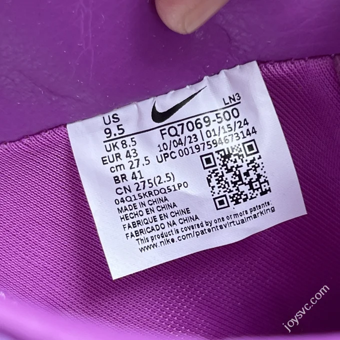 Pure Original CPFM x Nike Air Force 1 Low Top Purple Skate Shoes FQ7069-500