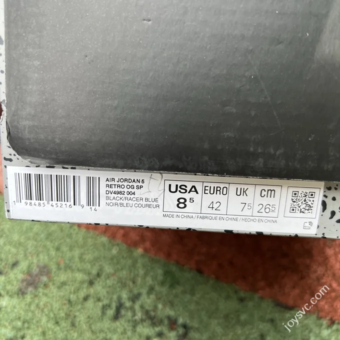 Awake NY x Air Jordan 5 Black Blue Collaboration DW4982-004