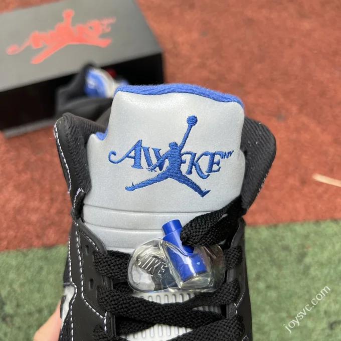 Awake NY x Air Jordan 5 Black Blue Collaboration DW4982-004