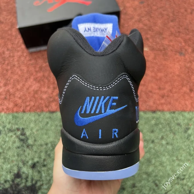 Awake NY x Air Jordan 5 Black Blue Collaboration DW4982-004