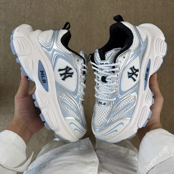 MLB Winner Chunky Cyber Dad Shoes White Blue 3ASHWD15N (GP034)