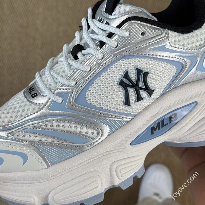 MLB Winner Chunky Cyber Dad Shoes White Blue 3ASHWD15N (GP034)