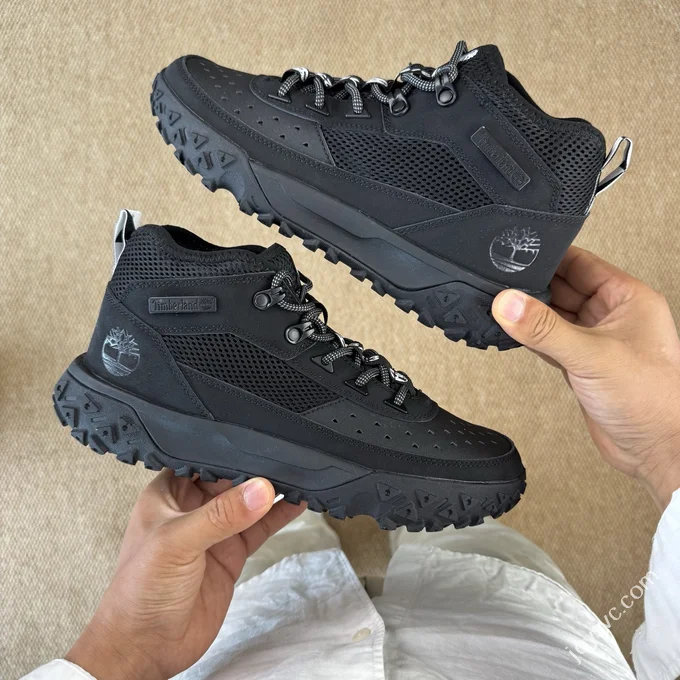 Timberland Greenstride Motion Mid-Top Casual Hiking Shoes Black