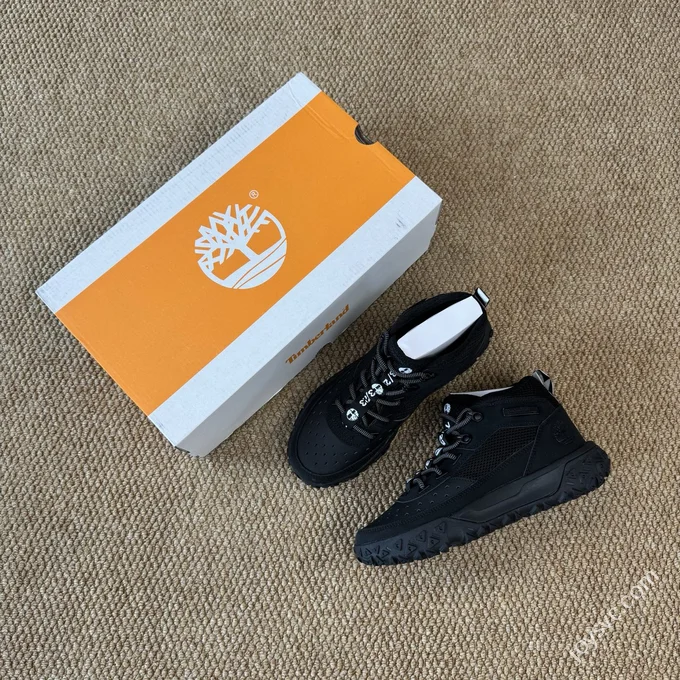 Timberland Greenstride Motion Mid-Top Casual Hiking Shoes Black
