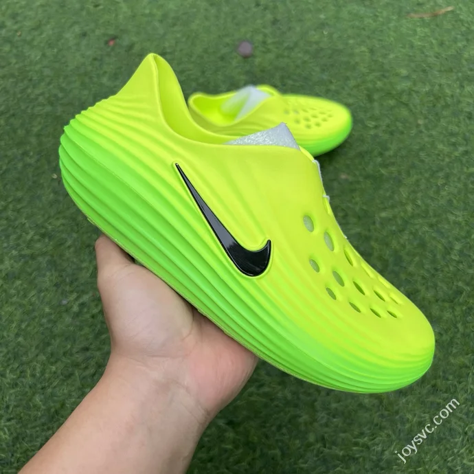 LW Pure Original Nike ReactX Rejuven8 Neon Green Clogs HV5060-3