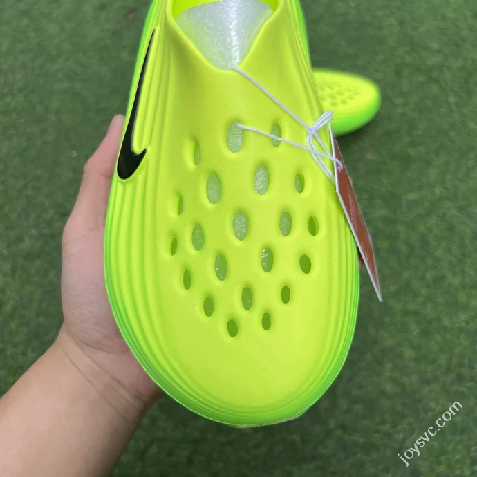 LW Pure Original Nike ReactX Rejuven8 Neon Green Clogs HV5060-3
