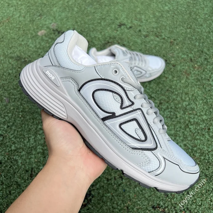 Dior B30 Grey Mesh Low Top Sports Casual Shoes