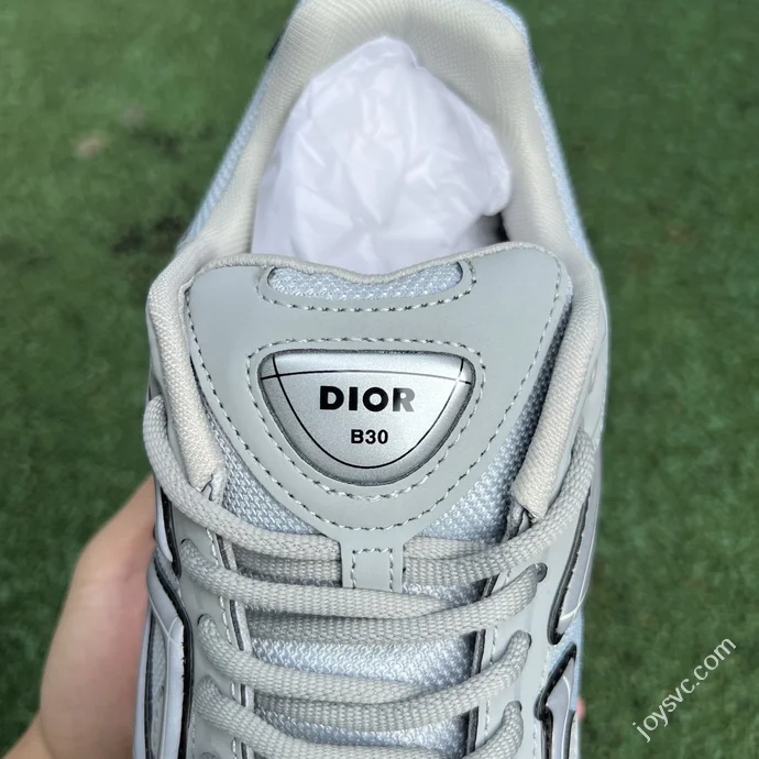 Dior B30 Grey Mesh Low Top Sports Casual Shoes