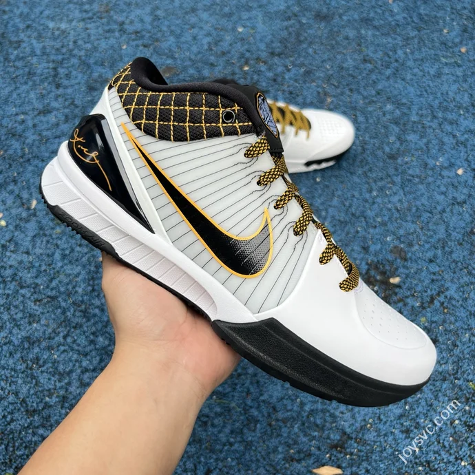 GX Pure Original Kobe 4 White Black Gold AV6339-101