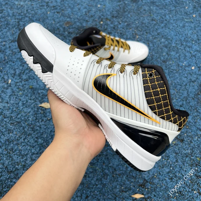 GX Pure Original Kobe 4 White Black Gold AV6339-101