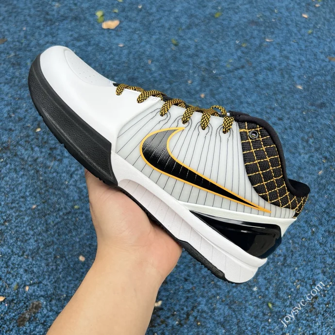 GX Pure Original Kobe 4 White Black Gold AV6339-101