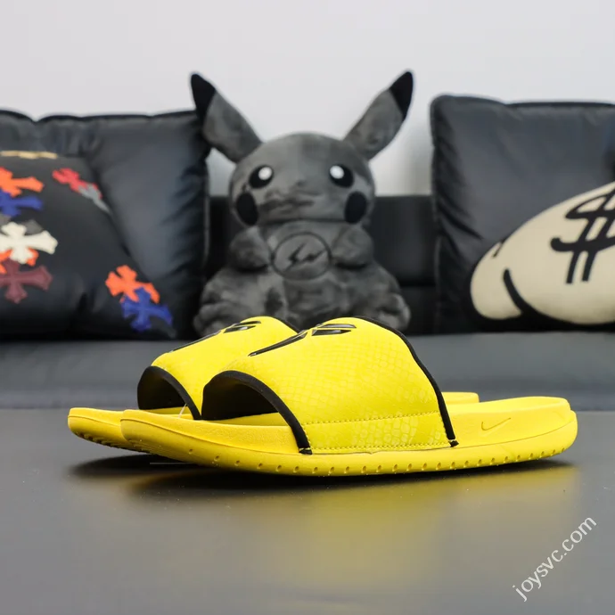 Nike Kobe Offcourt Slides Dodgers Black Yellow IF2870-700