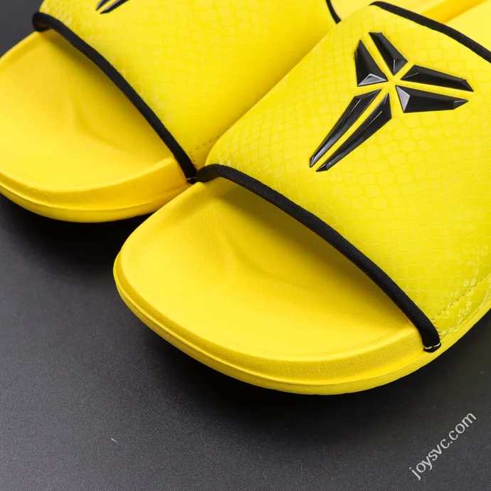 Nike Kobe Offcourt Slides Dodgers Black Yellow IF2870-700