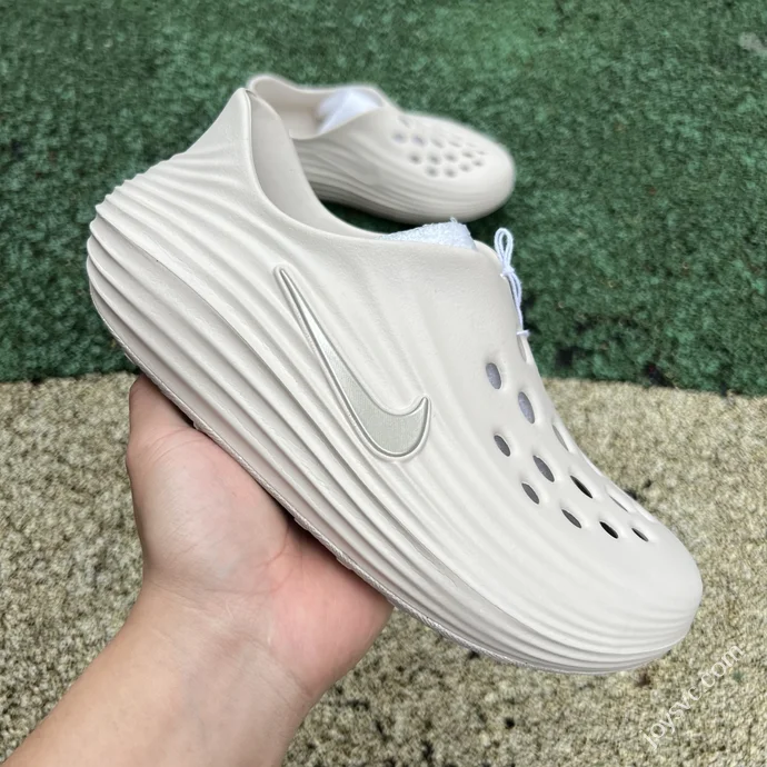 S2 Pure Original Nike ReactX Rejuven8 Beige Clogs HV5060-100