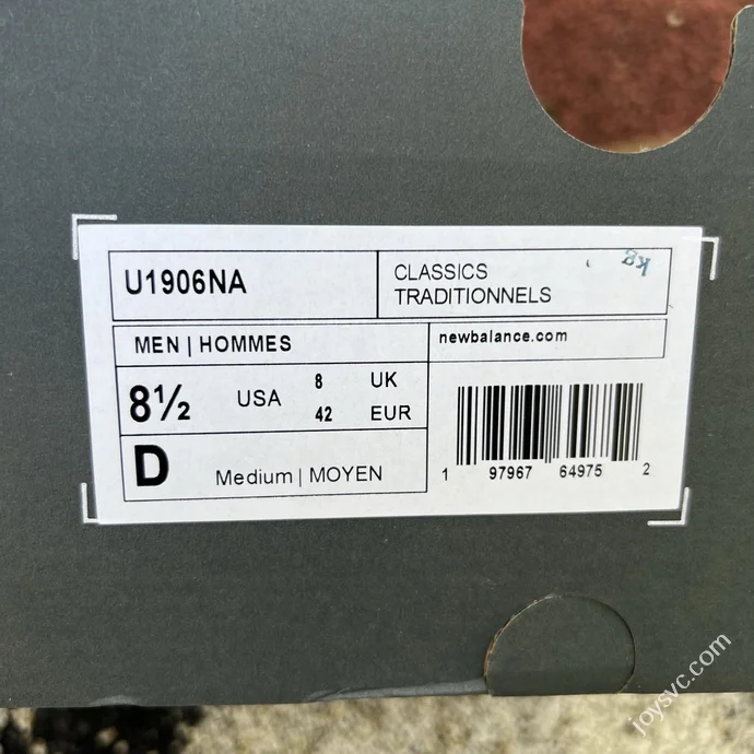 Pure Original NB1906 White Grey Sneakers U1960NA