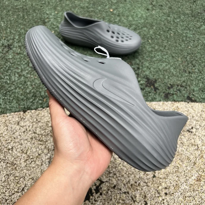 S2 Pure Original Nike ReactX Rejuven8 Grey Clogs HV5060-002