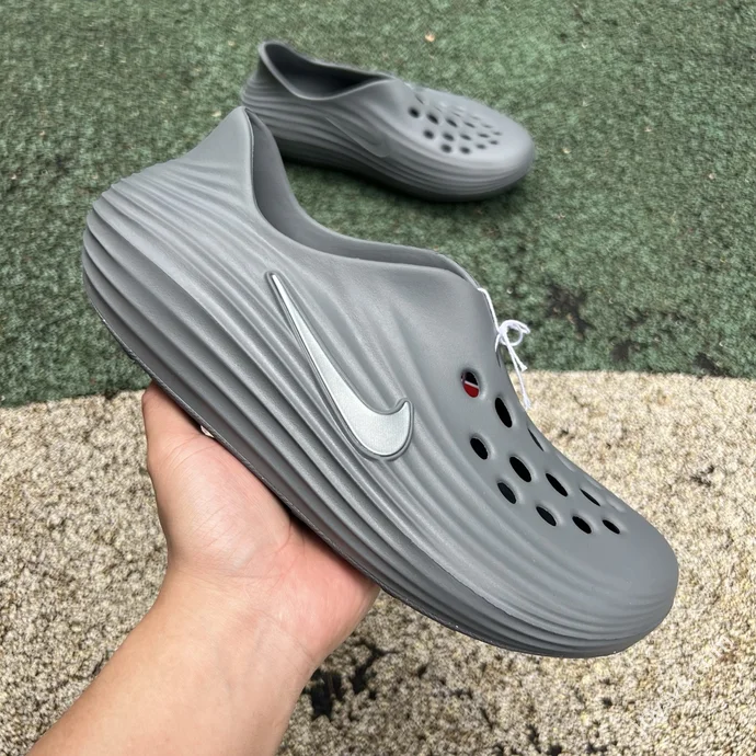 S2 Pure Original Nike ReactX Rejuven8 Grey Clogs HV5060-002