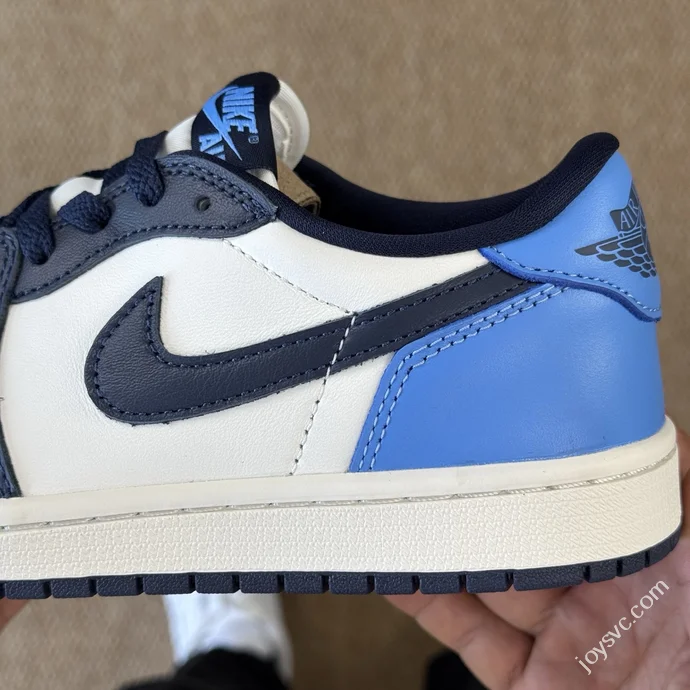 DT Pure Original AJ1 Low OG Obsidian White Blue CZ0790-400