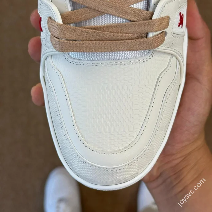 LV Trainer White Gum Sole LOUIS VUITTON Latest Colorway