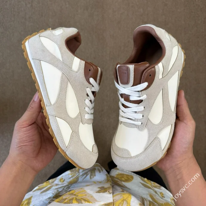 Bottega Veneta Orbit Calfskin Thin Sole Trainer Shoes