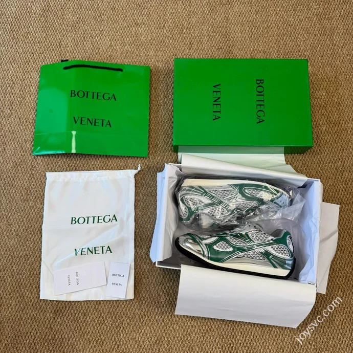Bottega Veneta Orbit Calfskin Thin Sole Trainer Shoes