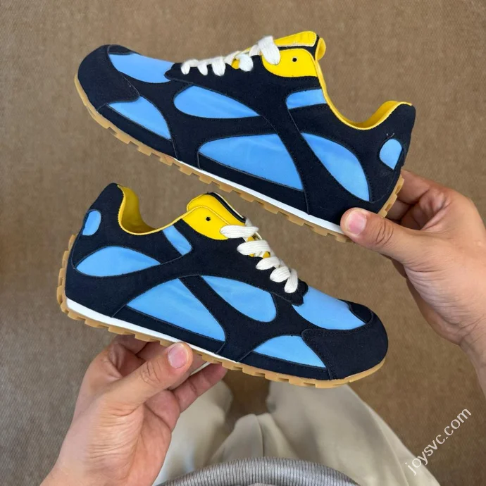Bottega Veneta Orbit Calfskin Thin Sole Trainer Shoes