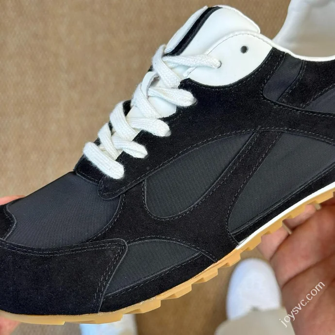 Bottega Veneta Orbit Calfskin Thin Sole Trainer Shoes