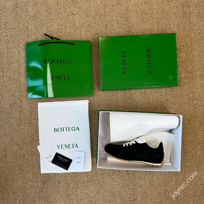 Bottega Veneta Orbit Calfskin Thin Sole Trainer Shoes