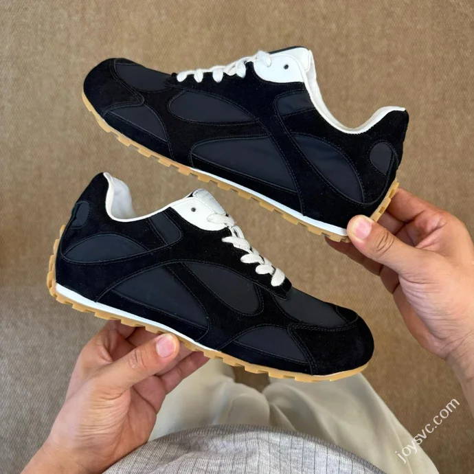 Bottega Veneta Orbit Calfskin Thin Sole Trainer Shoes
