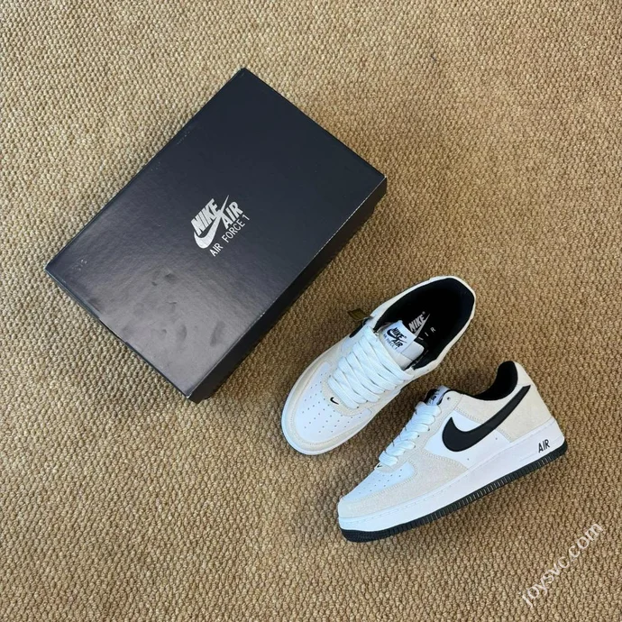 3A Pure Original Air Force 1 AF1 White Black Sneakers IB6388-100