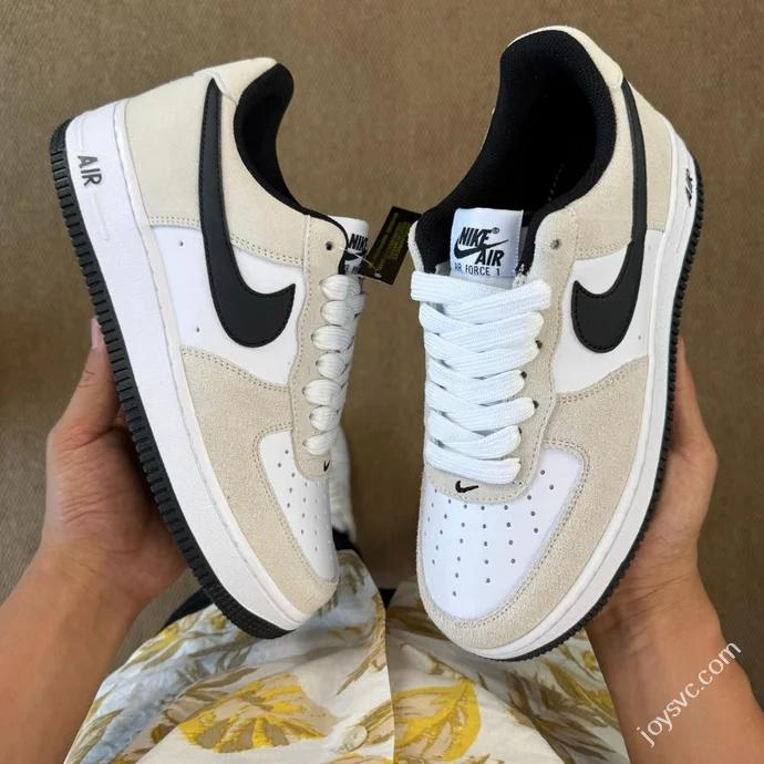 3A Pure Original Air Force 1 AF1 White Black Sneakers IB6388-100