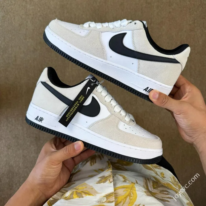 3A Pure Original Air Force 1 AF1 White Black Sneakers IB6388-100