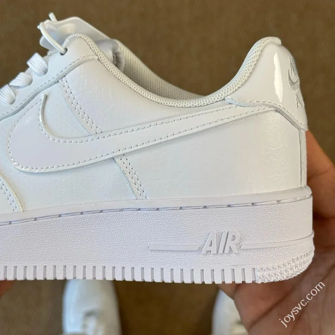 3A Pure Original Air Force 1 AF1 Pure White Woven Sneakers HF2893-100