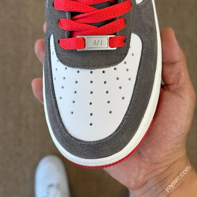 3A Pure Original Air Force 1 AF1 Brown Red Sneakers FQ8714-201