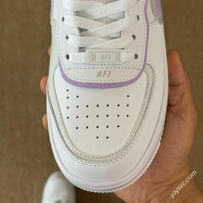 3A Pure Original Air Force 1 Macaron Series White Purple FN6335-102