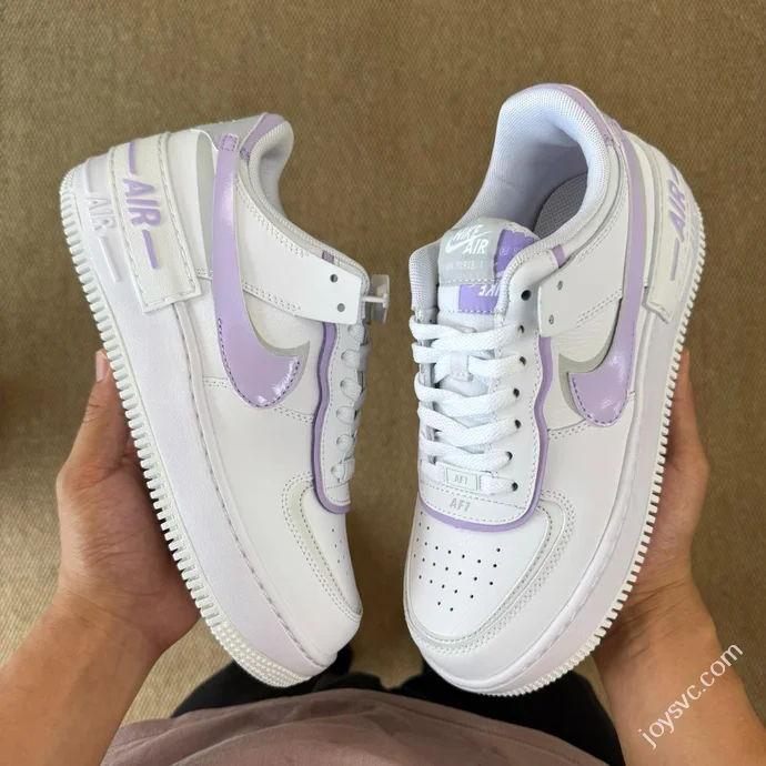 3A Pure Original Air Force 1 Macaron Series White Purple FN6335-102