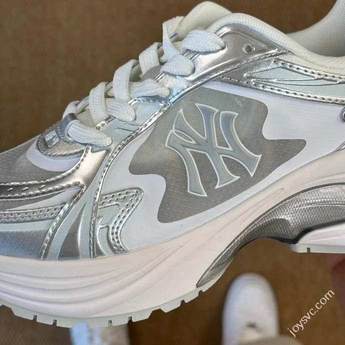 MLB Chunky Jogger Dad Shoes White Silver 3ARNM015N (GP001)