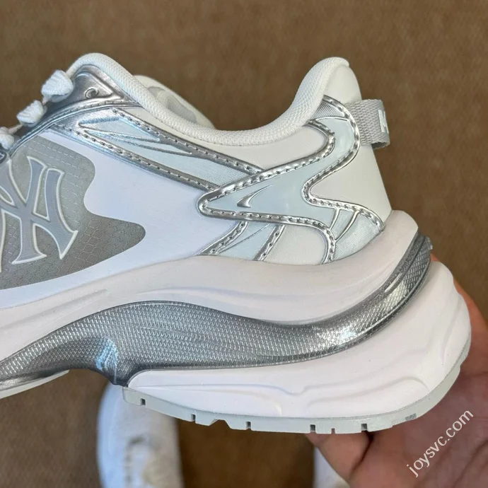 MLB Chunky Jogger Dad Shoes White Silver 3ARNM015N (GP001)