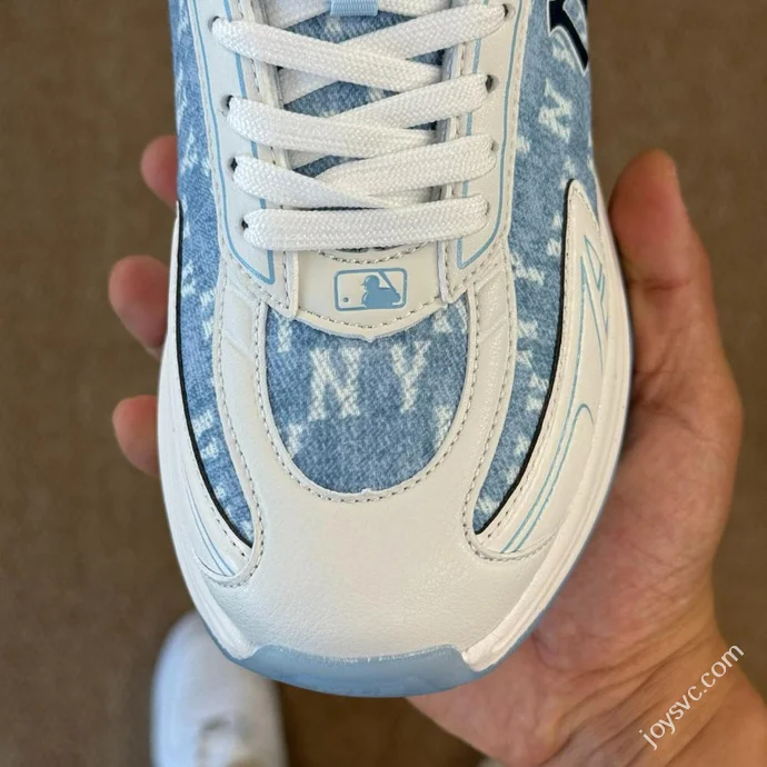 MLB Chunky Denim Monogram Dad Shoes Blue 3ASHW065N (GP001)