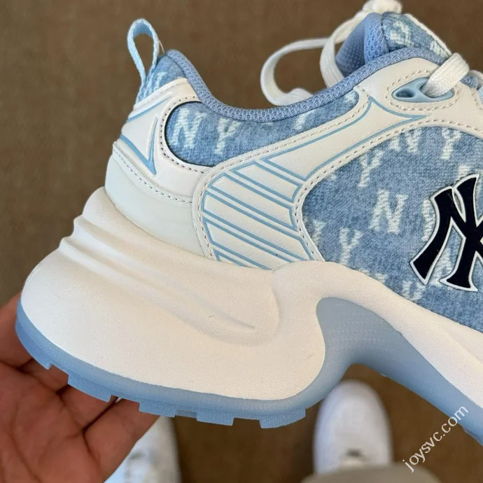 MLB Chunky Denim Monogram Dad Shoes Blue 3ASHW065N (GP001)