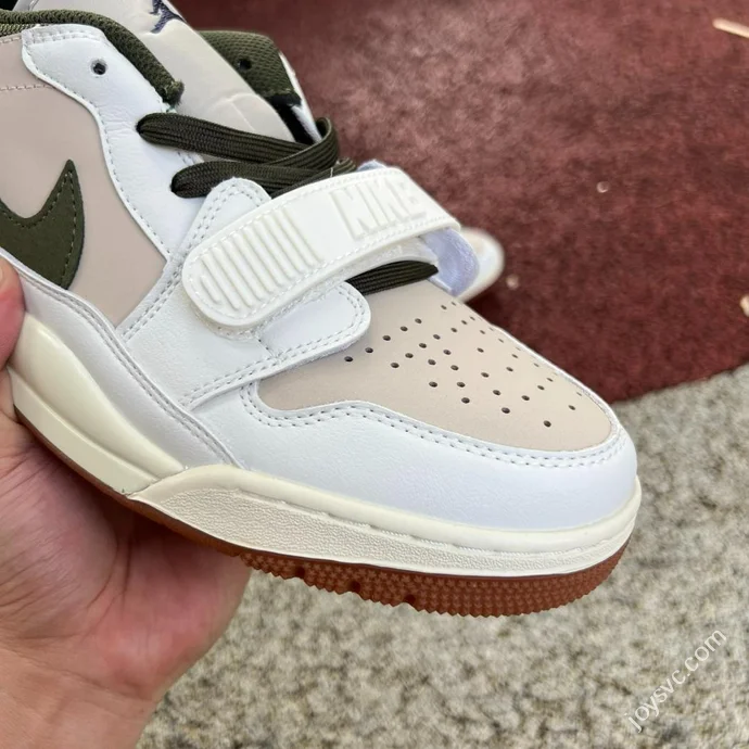 AJ312 Beige Brown Green Low Top Sneakers IB8856-121