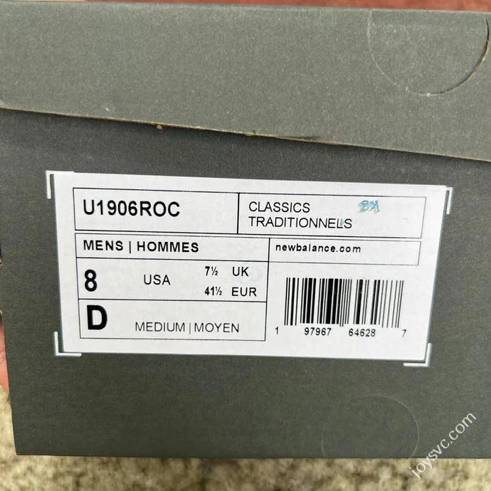 Pure Original NB1906 White Grey Sneakers U1960ROC