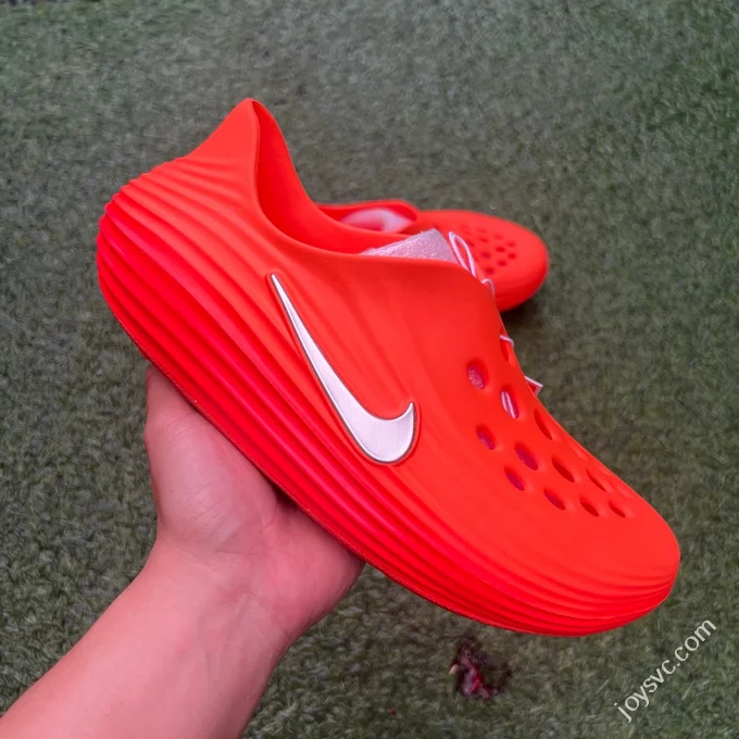 LW Pure Original Nike ReactX Rejuven8 Orange Red Clogs HV5060-800